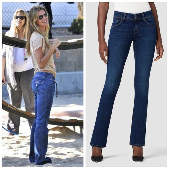 Hudson Jeans Classic Bootcut Flap Pocket Low Rise Blue 27 - Picture 1 of 12
